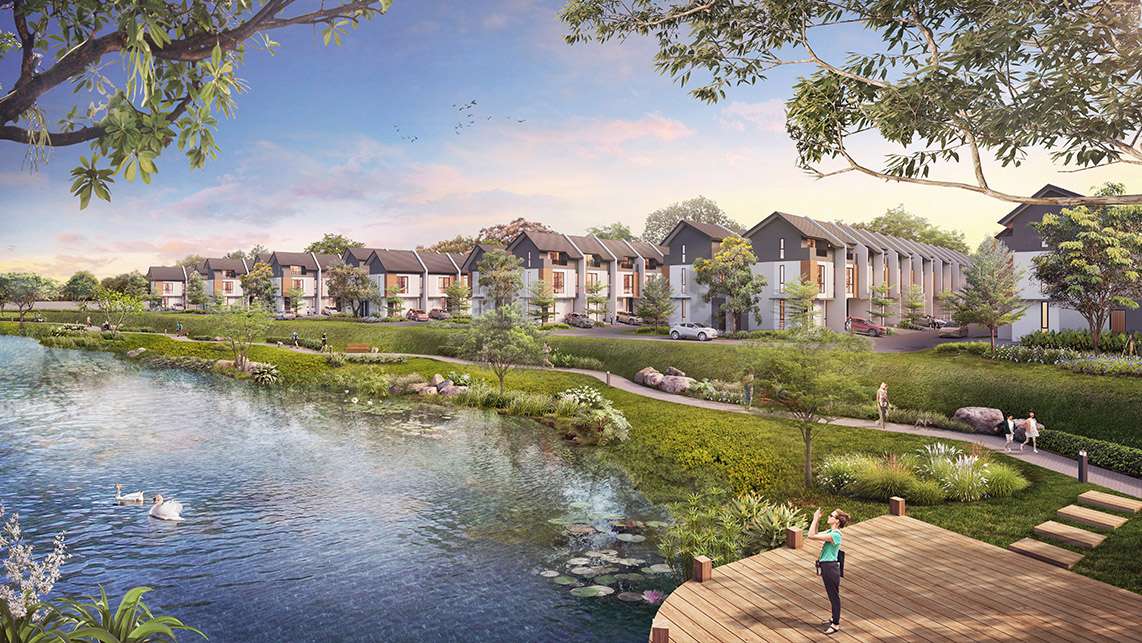 Chelia_View_Danau Chelia Residence — Modern Tropical View Danau di Summarecon Crown Gading