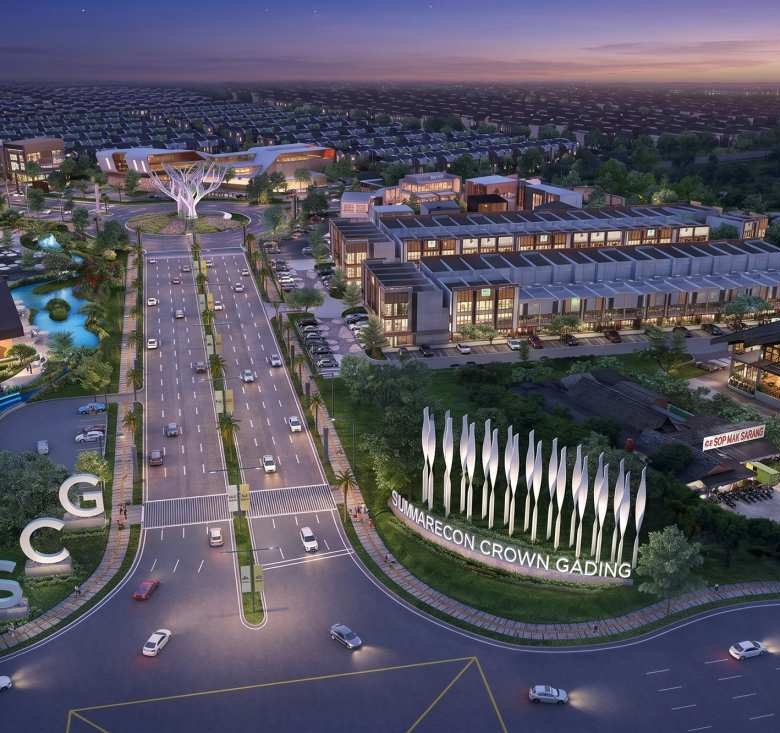 Emerald Commercial — Ruko Premium di Summarecon Crown Gading