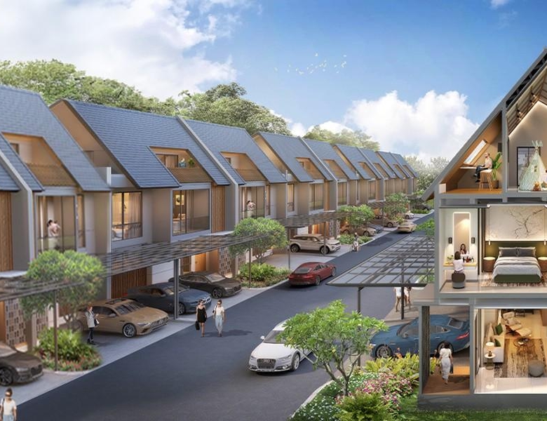 Viola Residence — Rumah 3 Lantai dengan Attic & Club House di Summarecon Crown Gading