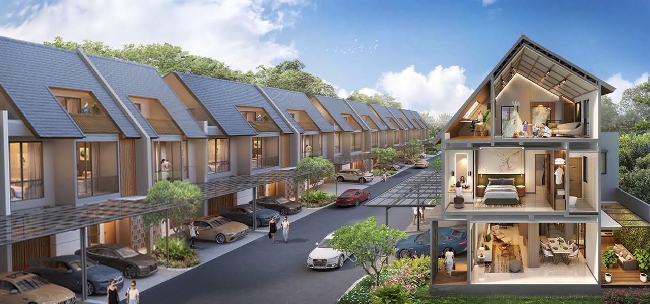 Viola Residence — Rumah 3 Lantai dengan Attic & Club House di Summarecon Crown Gading