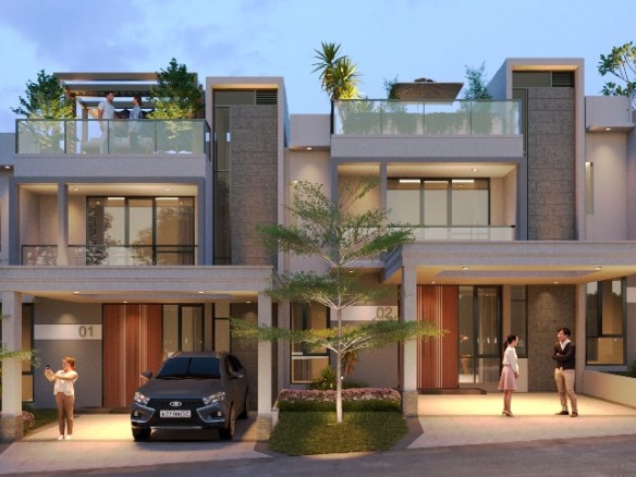 Centronia Residence Sentul City – Rumah 2+1 Lantai Rooftop View Hijau