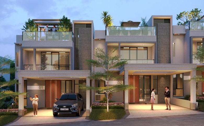 Centronia Residence Sentul City – Rumah 2+1 Lantai Rooftop View Hijau