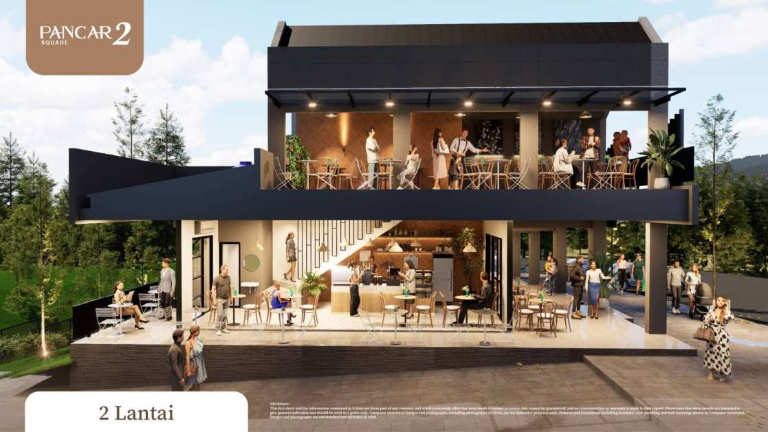Pancar Square 2 Sentul City – Ruko View Langsung Gunung Pancar