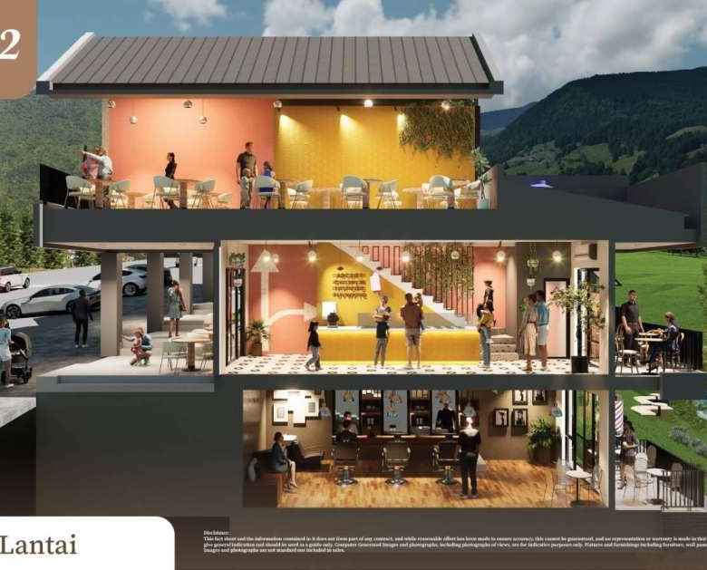 Pancar Square 2 Sentul City – Ruko View Langsung Gunung Pancar