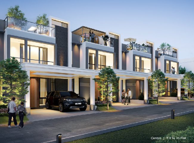 Centronia Residence Sentul City – Rumah 2+1 Lantai Rooftop View Hijau
