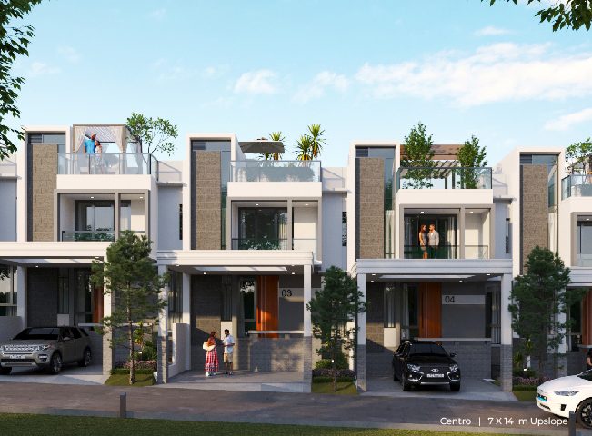 Centronia Residence Sentul City – Rumah 2+1 Lantai Rooftop View Hijau