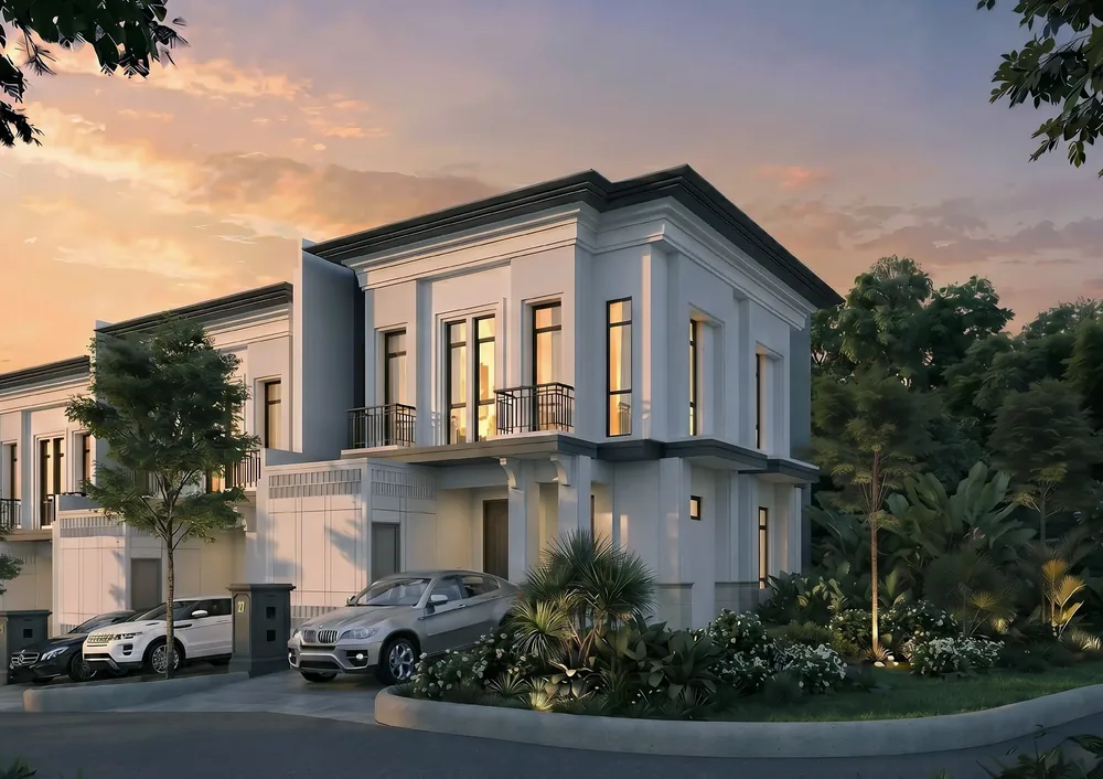 The Sherwood Residence — Neo-Klasik 3 Lantai Split-Level di Summarecon Bogor