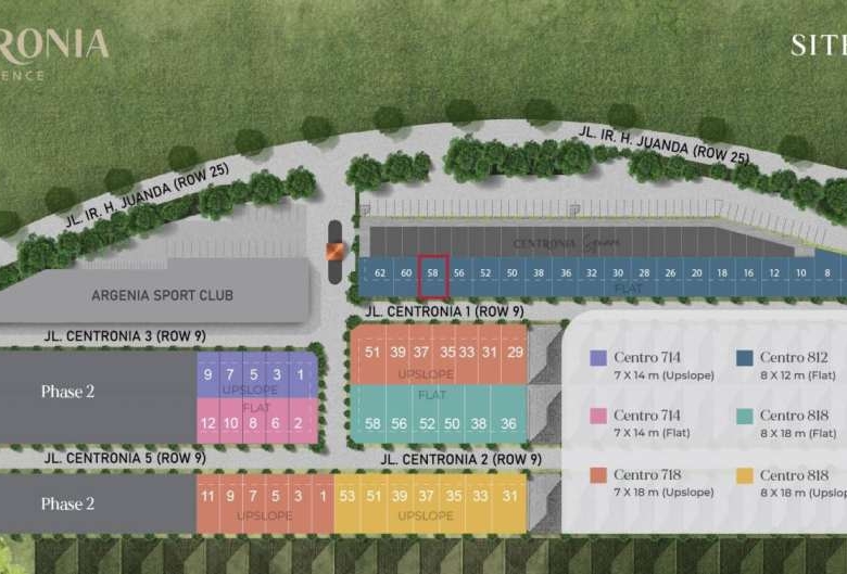 Centronia Residence Sentul City – Rumah 2+1 Lantai Rooftop View Hijau