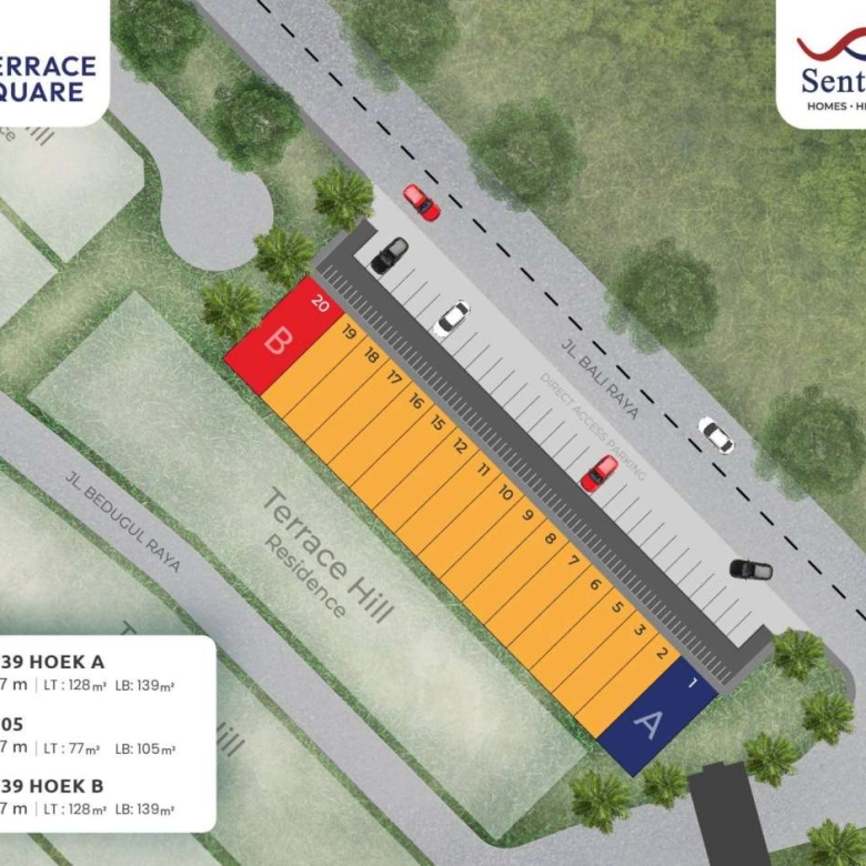 Terrace Square Sentul City – Ruko / Pusat Bisnis Terrace Hill