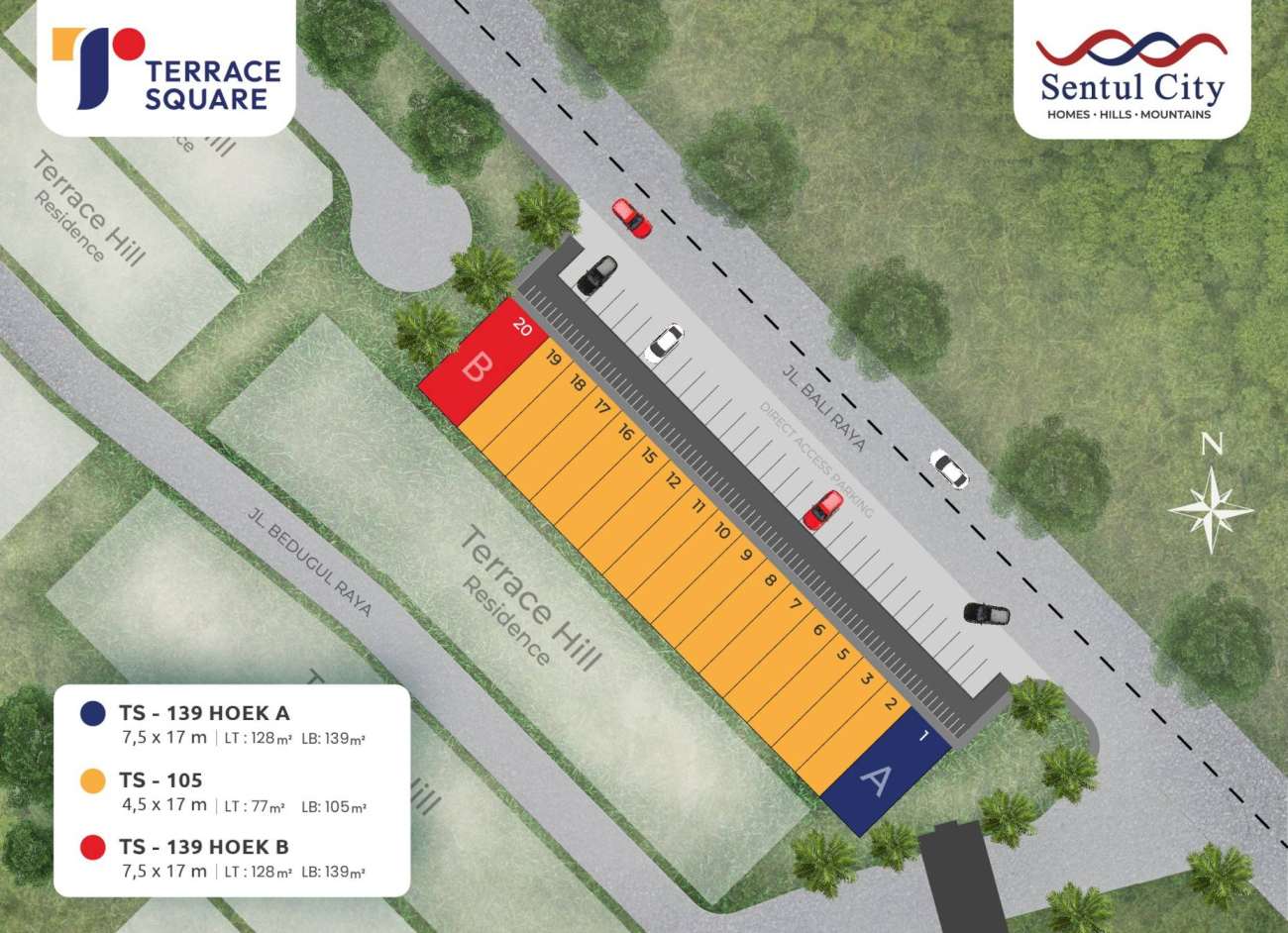 site_terrace_square Terrace Square Sentul City – Ruko / Pusat Bisnis Terrace Hill