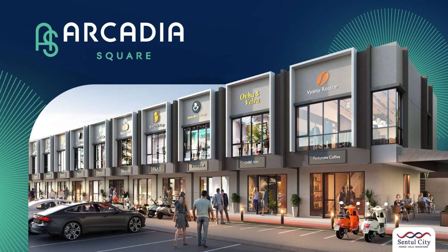 Arcadia Square Sentul City – Ruko di Depan Arcadia Residence