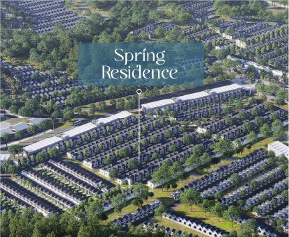 Spring Residence Sentul City – Cluster Pertama Spring City View Gunung Pancar