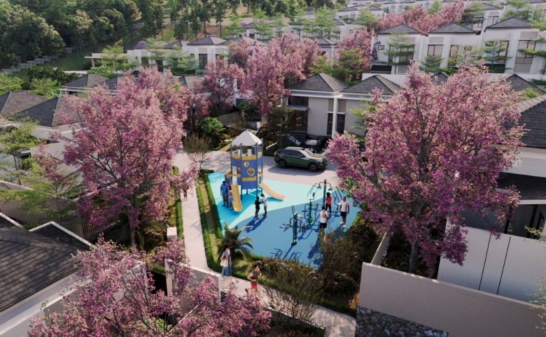 Spring Garden Sentul City – Rumah View Gunung Pancar Mulai 585 Jutaan